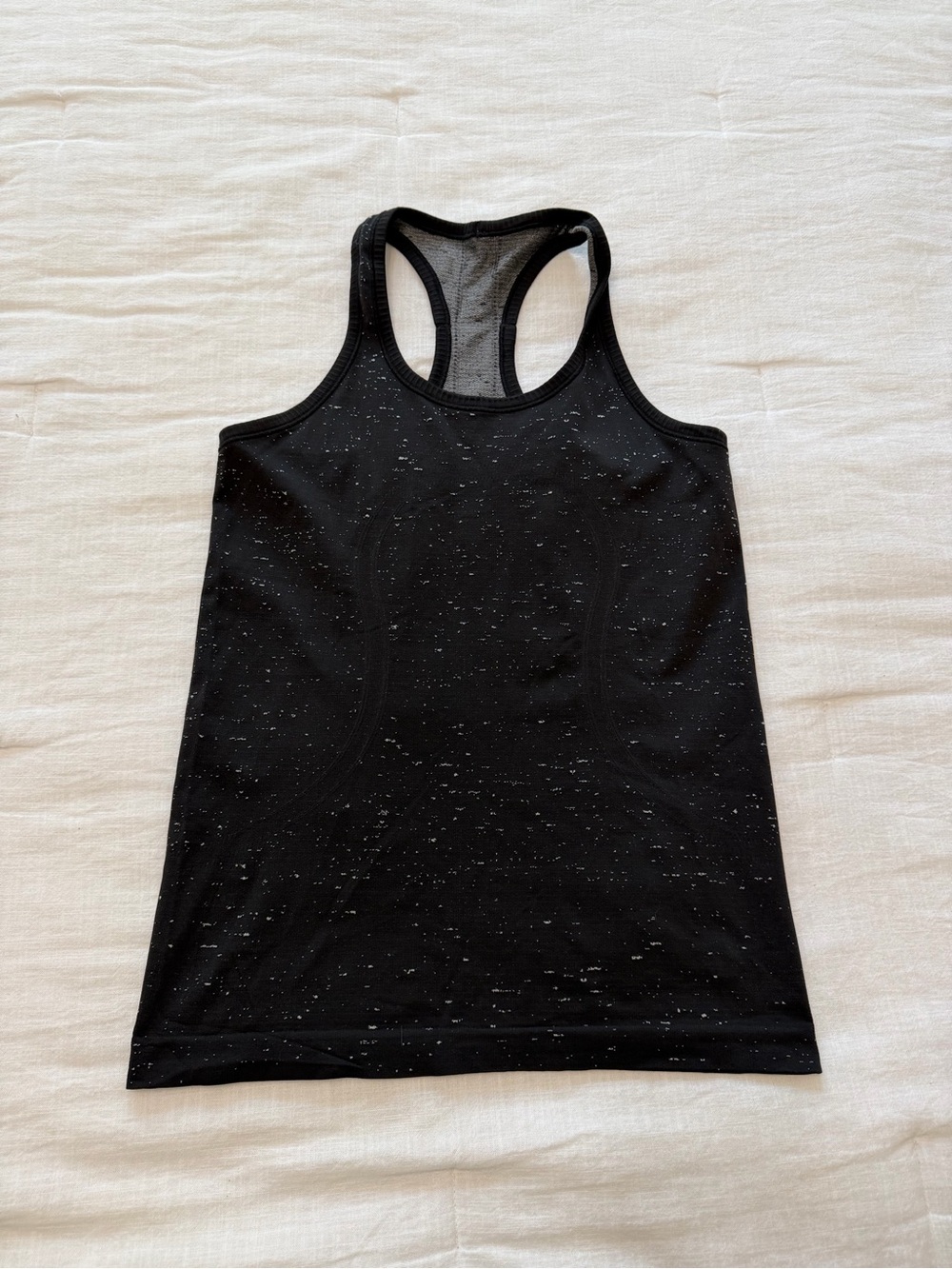 Lululemon Swiftly Tech Heathered Black Racerback Tank Top